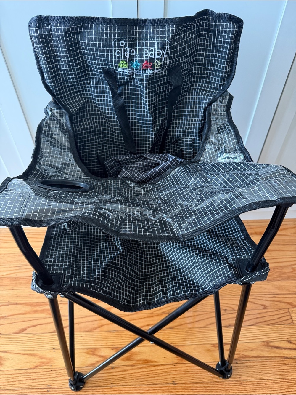 Oeil Baby Black Kids Folding Camp Chair with Carry Handle